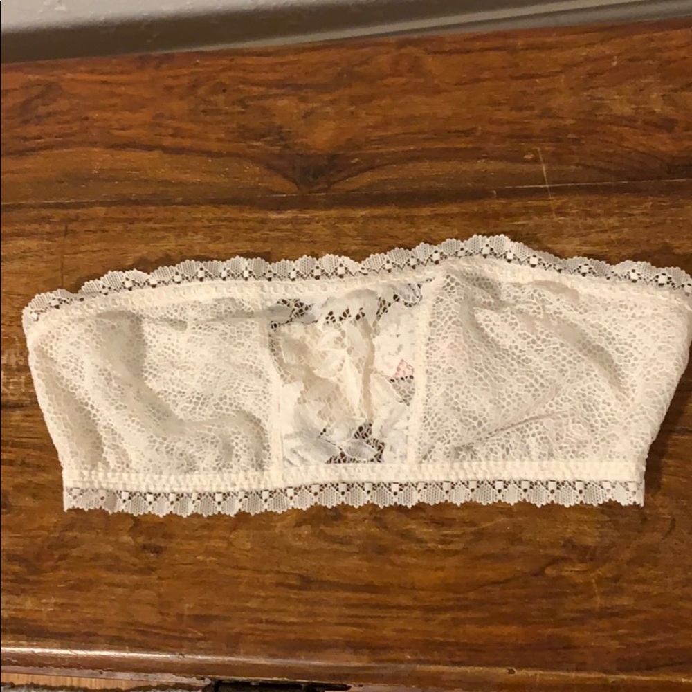 Victoria’s Secret white lacy bralette